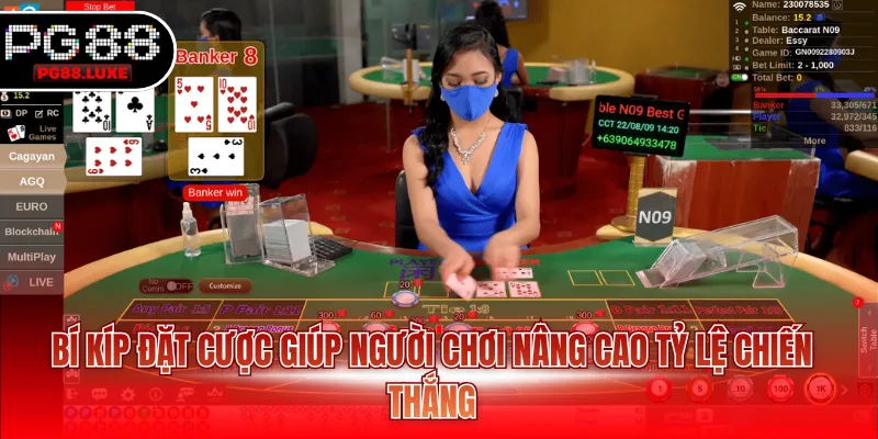 Bí kíp đặt cược giúp người chơi nâng cao tỷ lệ chiến thắng