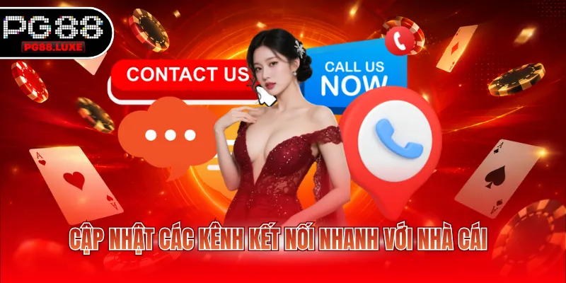 Cập nhật các kênh kết nối nhanh với nhà cái