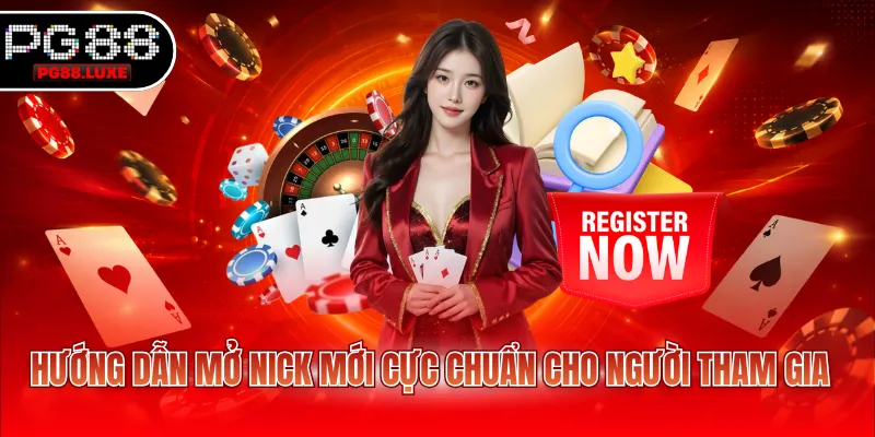 Hướng dẫn mở nick mới cực chuẩn cho người tham gia