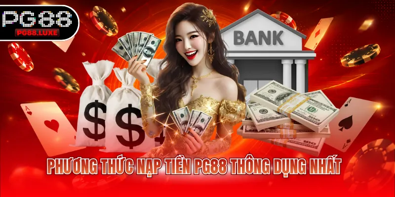 Phương thức nạp tiền PG88 thông dụng nhất